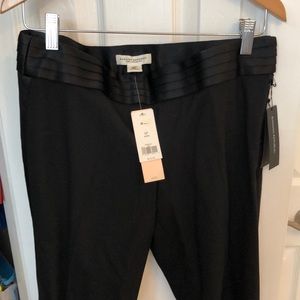 NEW NWT BANANA REPUBLIC BLACK TUXEDO PANTS 6P M